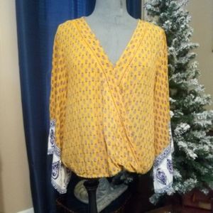 Xhilaration boho style blouse size XXL
